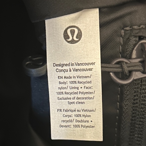 Lululemon Boxy Mini Tote 4.5 L Bag Sketch Toile Turtledove Navy/Obsidian RARE - Picture 8 of 9